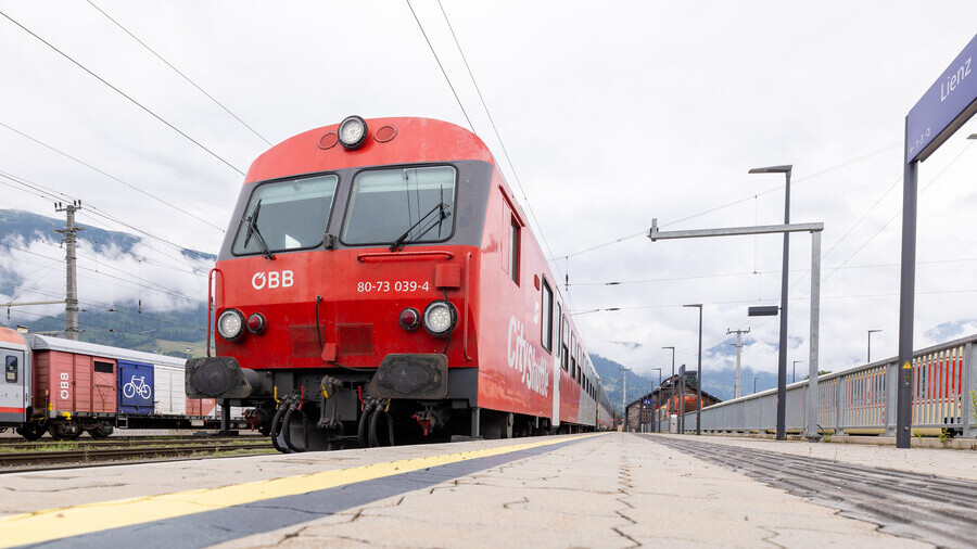 Radzug Osttirol am Bahnhof Lienz